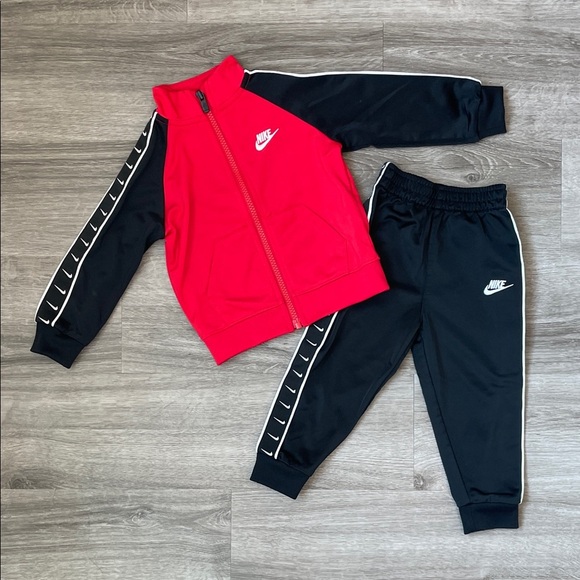 Nike baby boys zip up jacket + sweatpants matching set - Picture 1 of 3